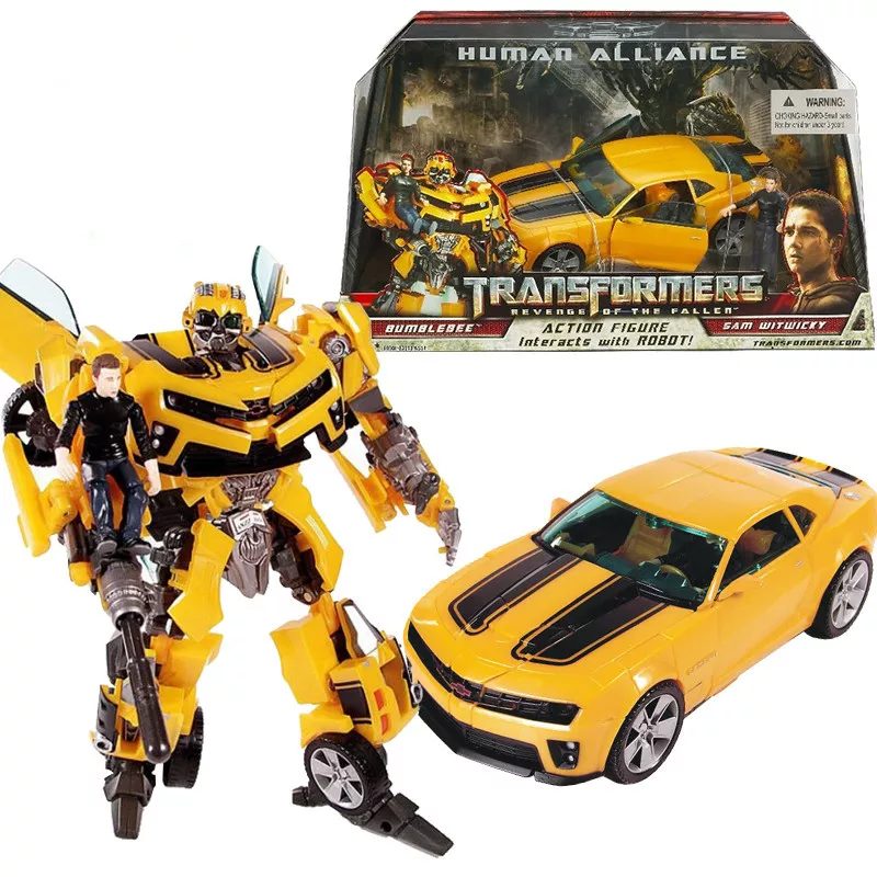 TRANSFORMERS BUMBLEBEE HUMAN ALLIANCE SAM WITWICKY ROBOT CAR ACTION FIGURES  TOY