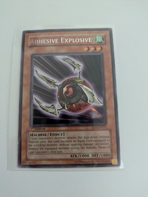 Yugioh Karte - Klebender Sprengstoff SOI-DE011 1. Auflage Rare