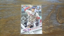 2017 TOPPS JEANMAR GOMEZ  AUTOGRAPHED BASEBALL CARD
