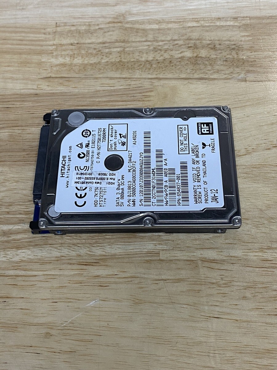 Hitachi 750GB HDD 7K750 7200RPM | eBay