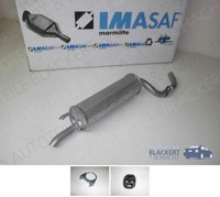 Imasaf ESD Auspuff Endtopf+Anbauteile für Fiat Regata+Weekend 1.3+1.6+1.9D 83-90