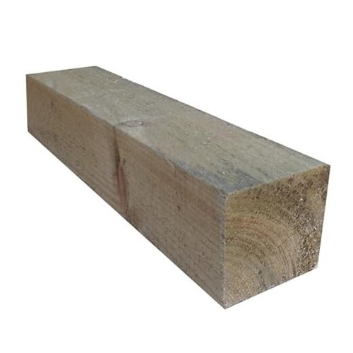 Square wooden post 8ft X 3