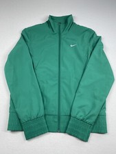Nike The Athletic Dept Windbreaker Jacket Youth Medium Green Full Zip Athletic