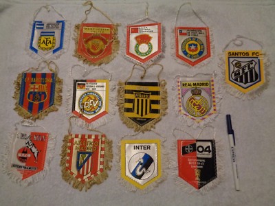 Vintage Soccer mini pennants