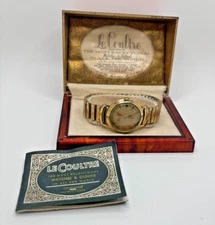 Vintage LeCoultre Automatic Watch, Box & Papers, 17 Jewel 40H Movement, Working