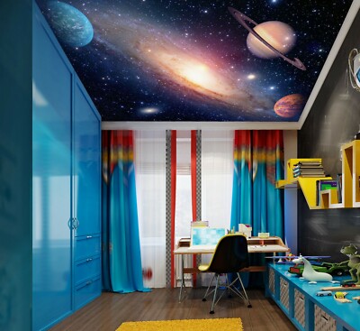 3D Planet A2560 Ceiling WallPaper Murals Wall Print Decal Deco AJ WALL Fay