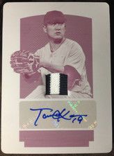 2018 National Treasures Material Ink Printing Plate Masahiro Tanaka Auto 1/1