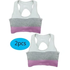 2x womens sport bras Ladies Seamless Sports Bra