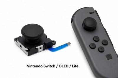 1x Joystick Nintendo Switch/Lite/Oled - JoyCon Analog Thumbstick Schwarz