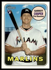 2018 Topps Heritage Garrett Cooper Rookie Miami Marlins #563
