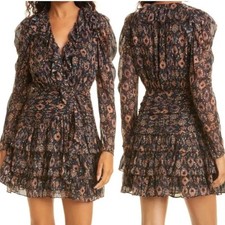 Ulla Johnson Esila ruffled mini dress, SIZE 8 NEW.  0181