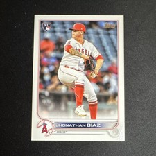 2022 Topps Series 2 Jhonathan Diaz #332 Rookie Los Angeles Angels Baseball Card