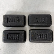 Set of 4 MIR Pro 3lb Vest Weights Blocks Weights Only 12lbs Total 