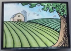 Vintage AGWAY Metal Sign Painted 23” Farm Barn Feed Horse Art Advertising 3D