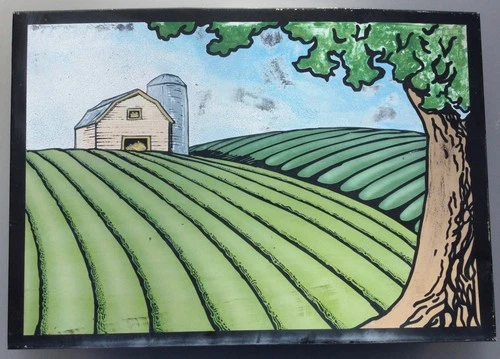 Vintage AGWAY Metal Sign Painted 23” Farm Barn Feed Horse Art Advertising 3D