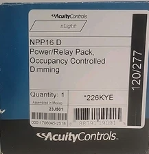 Acuity Controls nLight NPP16 D EFP Dimming Power/Relay Pack | *226KYE | New