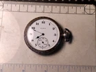Elgin Antique Running American Sidewinder Pocket Watch Grade 301 Circa 1918