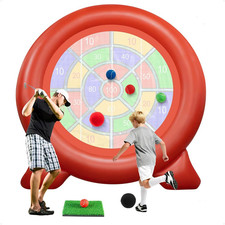 Giant Inflatable Dart Board Outdoor Soccer Golf Yard Games, Large Carnival Games