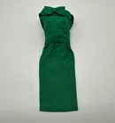 Vintage Barbie PAK  Shantung SILK SHEATH GREEN Dress (1962-63)