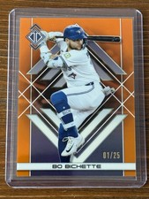 BO BICHETTE 2025 TOPPS TRANSCENDENT ORANGE REFRACTOR #1/25