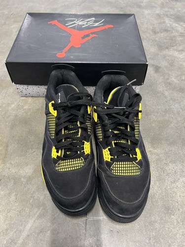 Size 12 - Jordan 4 Retro Mid Thunder - Picture 3 of 8