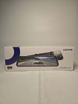 AZDOME PG17 Max 12'' Mirror Dash Cam 4K+2.5K Front & Rear Camera