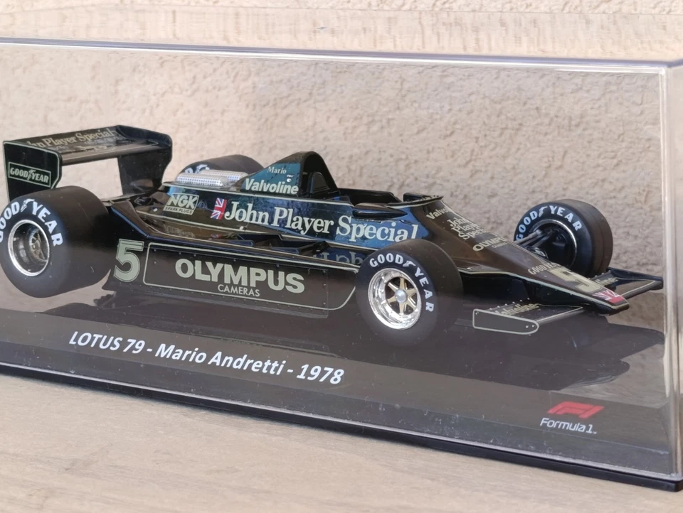 Martini Lotus 79 1978 Mario Andretti Modellino Formula 1 Altaya 1:24 Diecast - Immagine 2 di 4