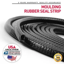 Black Rubber U Channel Edging Trim Guard Seal Strip Car Door Edge Protector