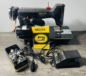 NECCHI BU SERIE NOVA SEWING MACHINE With Plastic Case- Used
