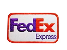 FedEx Patch Official Style Embroidered Iron-On Sew-On 1.8"x3"