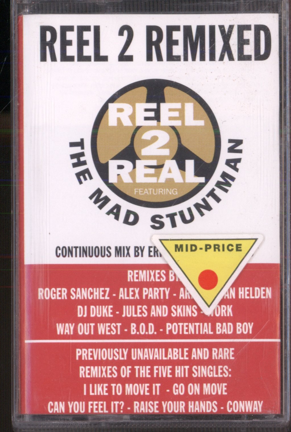 Reel 2 Real Featuring the Mad Stuntman Reel 2 Remixed cassette Europe Emi 1995