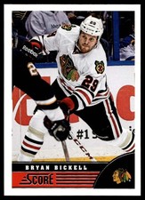 2013 Score Hockey Bryan Bickell 107 Chicago Blackhawks