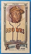 2025 Topps Allen & Ginter - Satchel Paige #57 Mini A&G Back