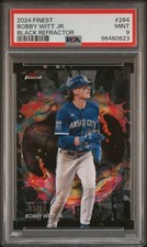 Bobby Witt Jr. 2024 Topps Finest #264 Black Refractor 3/10 PSA 9 Royals