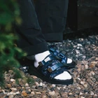 SUICOKE MOTO-Cab-PT02 OG-056CAB-PT02 Navy Slides Sandals Slippers