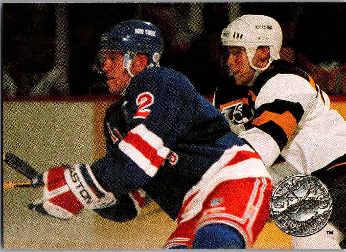 Brian Leetch 1991-92 Pro Set Platinum #79 New York Rangers