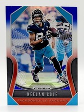2019 Panini Prizm Red White Blue #155 Keelan Cole Jacksonville Jaguars