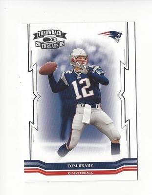 2005 Throwback Threads #88 Tom Brady Patriots