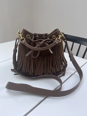 Saint Laurent Fringe Bags & Bucket & Drawstring Bag Handbags for