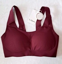 New Le Mystere Dark Cherry Smooth Shape Wireless Padded Bra Size Small 6 NWT