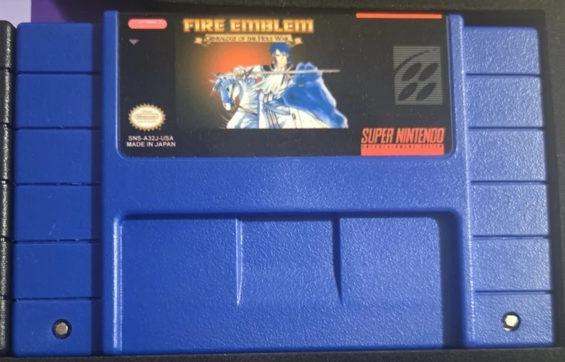 Fire Emblem SNES Trilogy Reproduction Carts, English Translation, Book4Games Box - Image 3 of 4