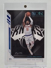 2022-23 Panini Noir Jalen Brunson #53 Platinum 1/1 Association Edition NY Knicks