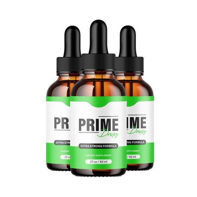 (3-Pack) Prime Drops for Men, Extra Strong Support Drops for Overall Male Health