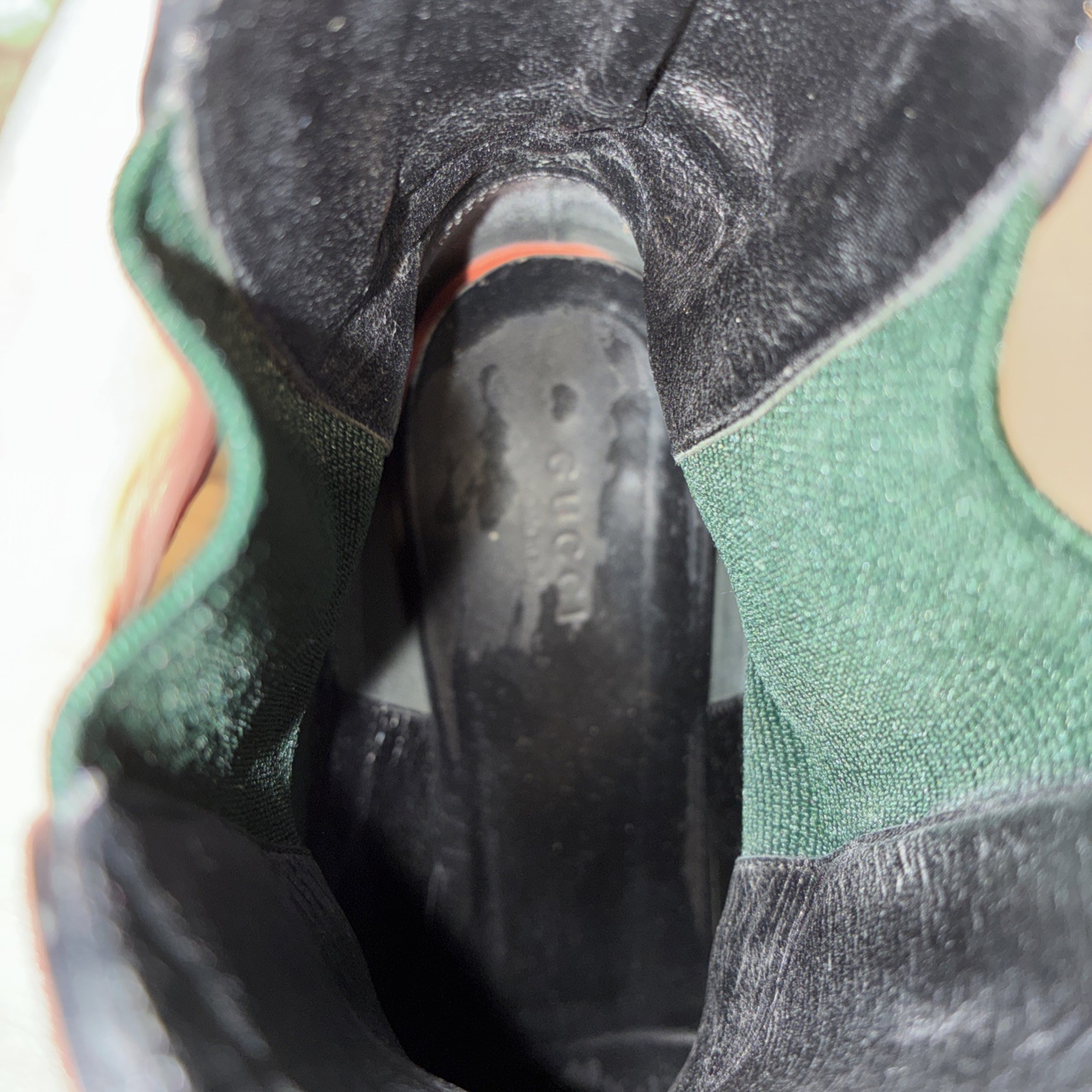 Gucci Authentic Solid Black Leather Ankle Heeled … - image 7