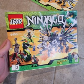 LEGO Ninjago Epic Dragon Battle 9450 Instructions ONLY All Three Manuals
