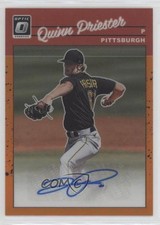 2023 Donruss Optic Retro 1990 Signatures Red Prizm 12/25 Quinn Priester Auto 5q7