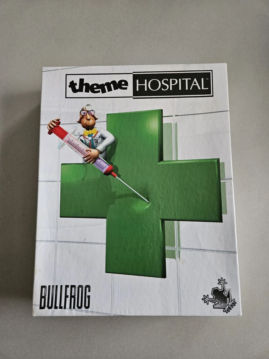 Theme Hospital Sur PC – Bullfrog / EA, Très Bon état, Boîte Complète
