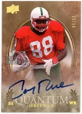 Jerry Rice 2013 Upper Deck Quantum Auto 5/10