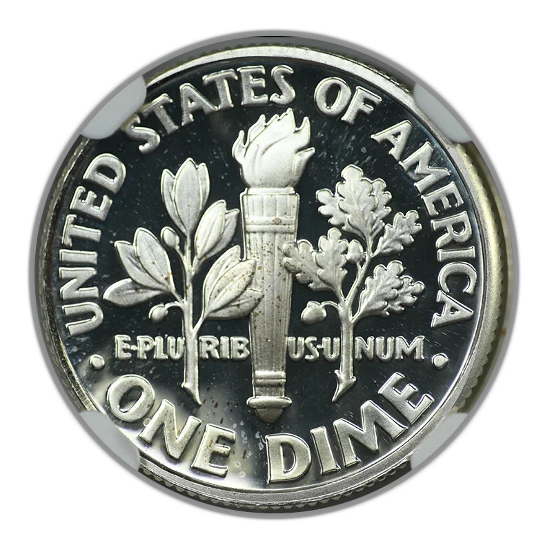 2006-S Proof Silver Roosevelt Dime 10C NGC Mint Error PF69 Ultra Cam Fin Rim Obv - Image 4 of 4