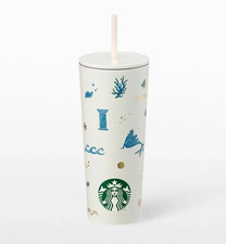 Starbucks Siren The Muse Pattern tasse froide en acier inoxydable 24 oz gobelet neuf
